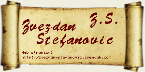 Zvezdan Stefanović vizit kartica